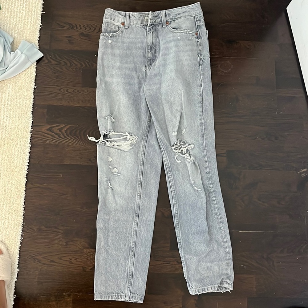 Zara ripped jeans